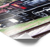 石炭エンジン列車 フォトプリント            (角)