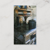 石炭ストーブ 名刺 (裏面)