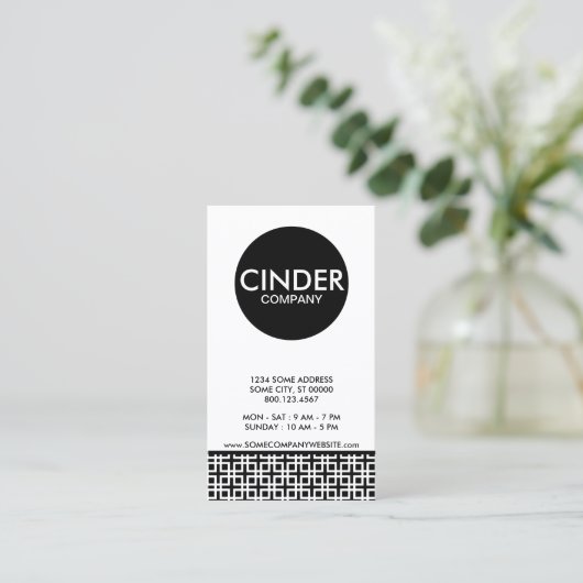 石炭会社 名刺 (スタンド正面)