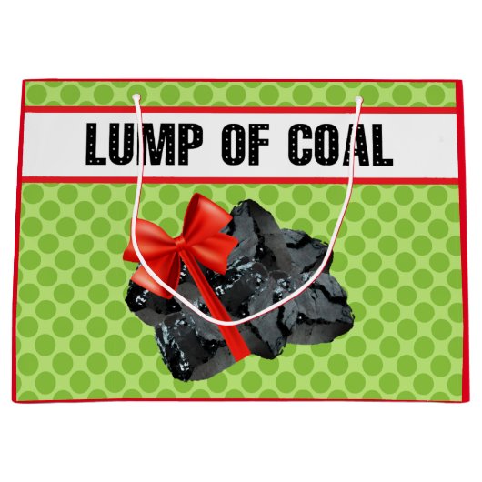 石炭塊 ラージペーパーバッグ (正面)