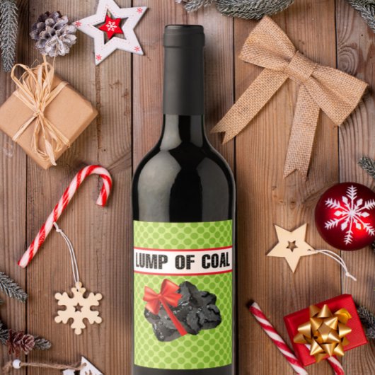 石炭塊 ワインラベル