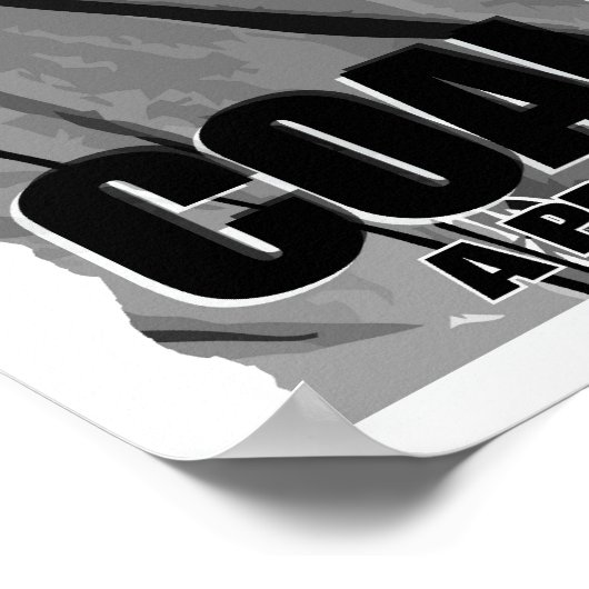 石炭採掘 ポスター (角)