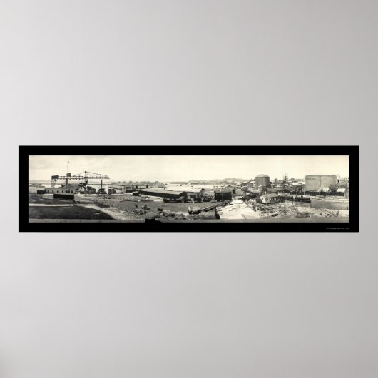 石炭油プエルトリコ写真1919 ポスター (正面)