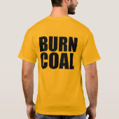 石炭火力アメリカ Tシャツ (裏面)