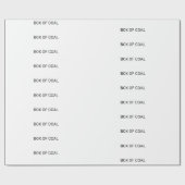 石炭箱 ラッピングペーパー (フラット)