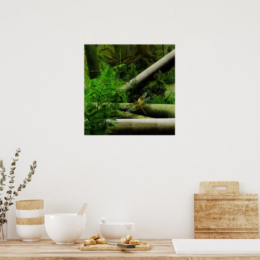 石炭紀の森林 ポスター (キッチン)