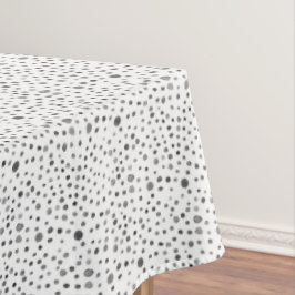 石炭紙吹雪水色ドットテーブルクロス テーブルクロス