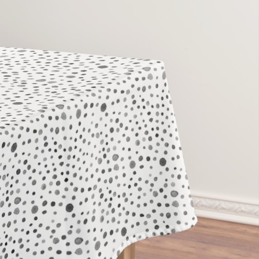 石炭紙吹雪水色ドットテーブルクロス テーブルクロス (インサイチュ)