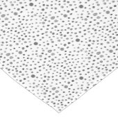 石炭紙吹雪水色ドットテーブルランナー ミディアムテーブルランナー (コーナー)