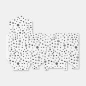 石炭紙吹雪水色ドット優先ボックス フェイバーボックス (折り畳みなし)