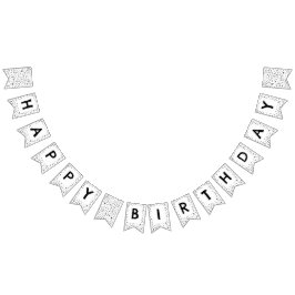 石炭紙吹雪水色ドット束フラグ バンティングフラッグ