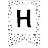 石炭紙吹雪水色ドット束フラグ バンティングフラッグ (第2の旗)