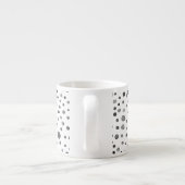 石炭紙吹雪水色ドットEspresso Mug エスプレッソカップ (裏面)