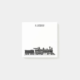 石炭車付機関車パーソナライズされた ポストイット