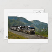 石炭鉄道 ポストカード (正面/裏面)