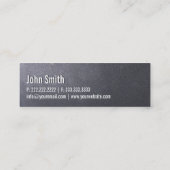 石炭黒プログラマー小型名刺 スキニー名刺 (裏面)