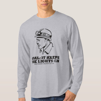 石炭: それはライトを保ちます Tシャツ