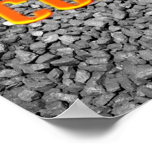 石炭 ポスター (角)