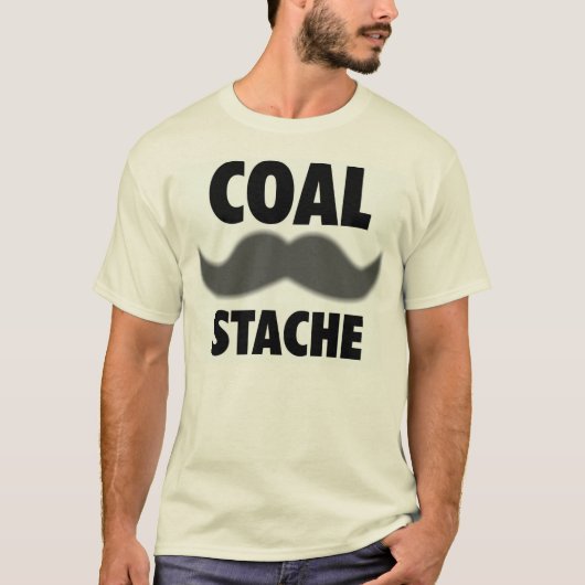 石炭STACHE Tシャツ (正面)
