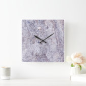 石版アクリル壁時計 スクエア壁時計 (ホーム)