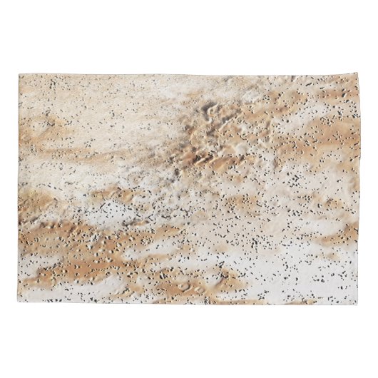 石状ヴィンテージ素朴枕ケース 枕カバー (裏面)