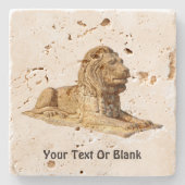 石獅子 ストーンコースター (正面)