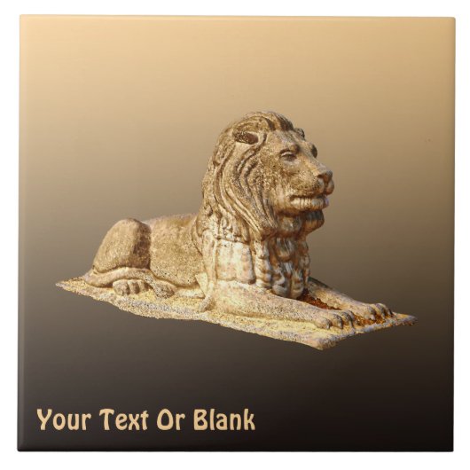 石獅子 タイル (正面)