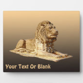 石獅子 フォトプラーク (正面)