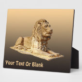 石獅子 フォトプラーク (側面)