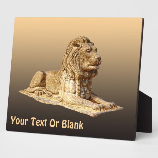 石獅子 フォトプラーク (側面)