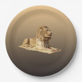石獅子 ペーパープレート (正面)
