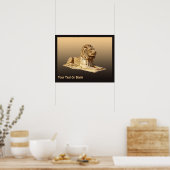 石獅子 ポスター (キッチン)