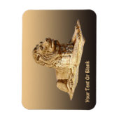 石獅子 マグネット (縦)