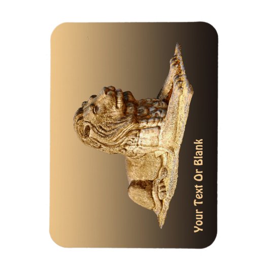 石獅子 マグネット (縦)