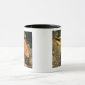 石珊瑚のFreckled hawkfishのとまり木 マグカップ (中央)