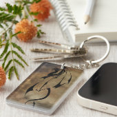 石瓦ドラゴン キーホルダー (正面右)