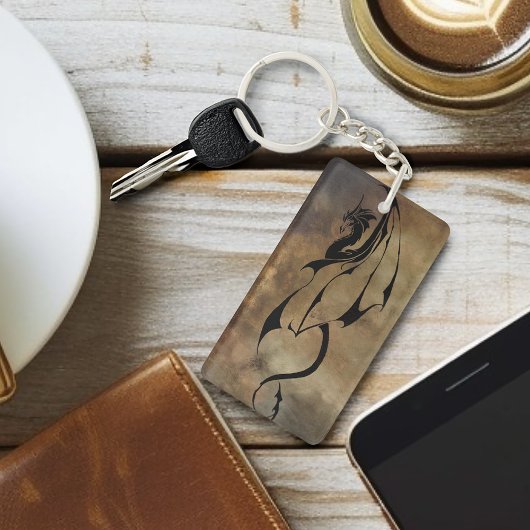 石瓦ドラゴン キーホルダー