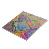 石畳の上のガソリン タイル (側面)