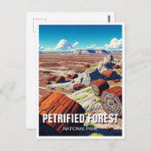 石畳の森の国立公園の旅行のお土産 ポストカード (正面/裏面)