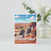 石畳の森林国立公園の風景 ポストカード (スタンド正面)