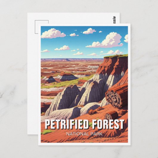 石畳の森林国立公園の風景 ポストカード (正面/裏面)