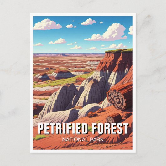 石畳の森林国立公園の風景 ポストカード (正面)