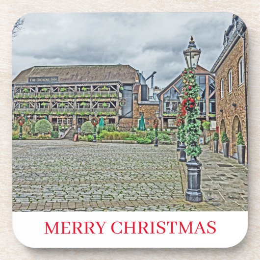 石畳の正方形ビューコースター コースター (正面)