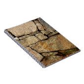 石畳の背景テクスチャで作られた石壁 ノートブック (右側)