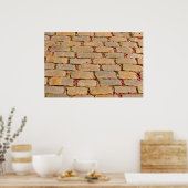 石畳歩く詳細 ポスター (キッチン)