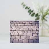 石畳通り詳細、水平 ポストカード (スタンド正面)