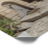 石畳通り、石の建物、歴史的 ポスター (角)