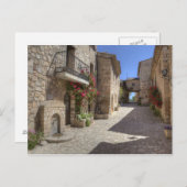 石畳通り、石の建物、歴史的 ポストカード (正面/裏面)