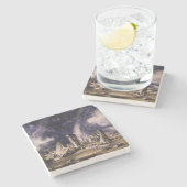 石碑 ストーンコースター (横)