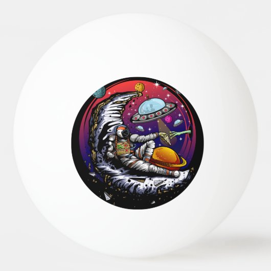 石磁石 卓球ボール (正面)